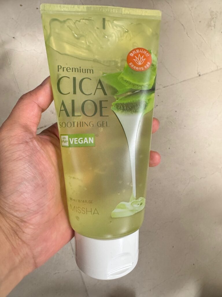 여름철 피부 진정 수분공급 알로에젤 추천